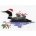 Loon with Chicks/Red Hats and Scarves by Artist Misko