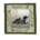 Flour Sack Towel featuring loon with chick in front of cattails with a lake themed border