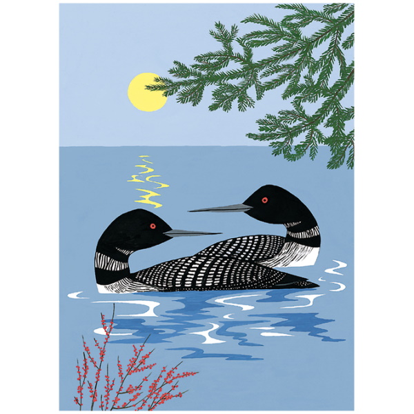 Evening Loons by Misko