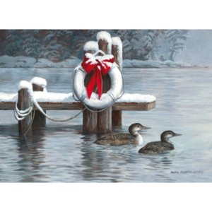 Winter Loons Holiday Cards
