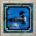 Northland Stained Glass Loon Framed 9"X9"