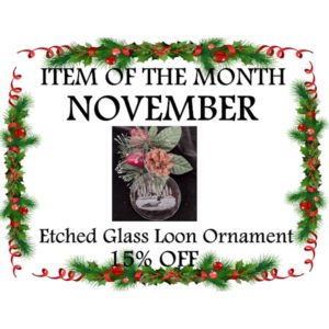 ITEM OF THE MONTH - 15%