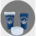 LPC LOGO Blue Speckled Silicone Cup with Lid